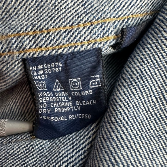 Vintage 90s Tommy Jeans Jacket Men's Size Medium or Women's Size Large Cotton - Picture 8 of 10